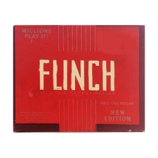 Parker Bros Boardgame Flinch (1938 Ed) Box Fair/VG