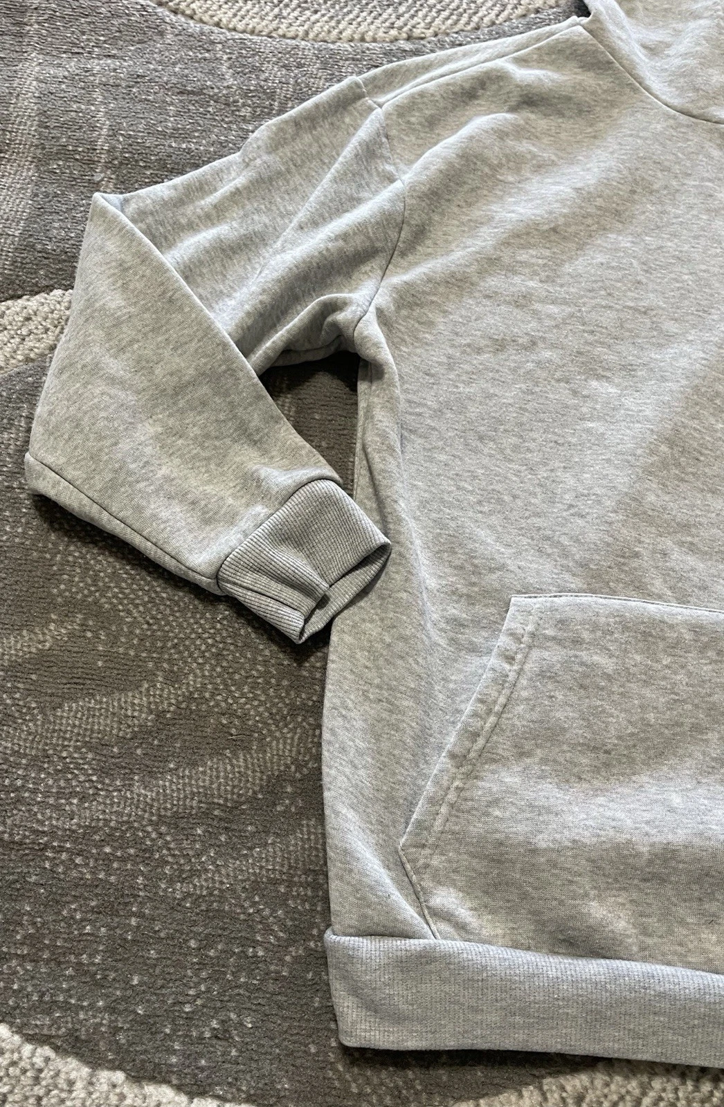 RHUDE Felpa con cappuccio manica lunga Unbranded I’m Not Rude Print donna grigia L XL