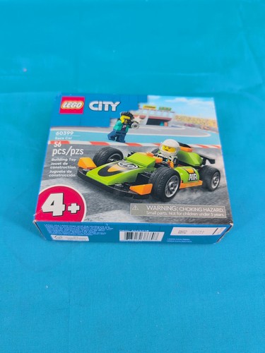 LEGO City 60399 Green Race Car Toy 56 Pieces Ages 4+ Sealed