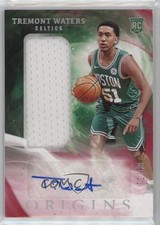 2019-20 Panini Origins Rookie Jersey Red 71/99 Tremont Waters #170 Auto 5i2