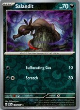 Salandit Reverse Holo, Common SV03: Obsidian Flames 139/197 NM