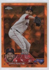 2023 Topps Chrome Update Sapphire Edition Orange 5/25 James Paxton #USCS119 12dh