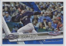 2017 Topps Opening Day Rainbow Blue Foil Ryan Braun #67 0w8
