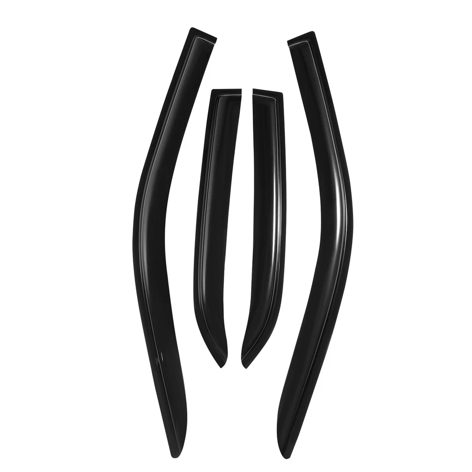 Paraseras de ventana para Chrysler 300 2011-2023 negro cinta adhesiva 4 piezas 4x JDM Foto 2 de 4