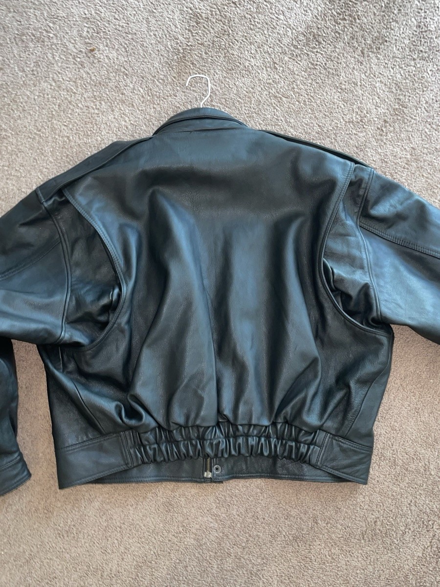 Leather Flight Jacket View 3