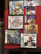 Case (s) Manual s Only NO GAMES Pokemon Diamond Mario Lego Rock Band Nintendo DS