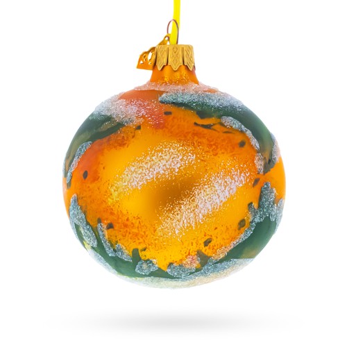 Planet Mars Painted Glass Ball Christmas Ornament 3.25 Inches - Picture 2 of 5