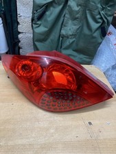 Peugeot 207 NSR Rear Light Unit 9649986680 Inc Bulb Holder Passenger Left 07-12
