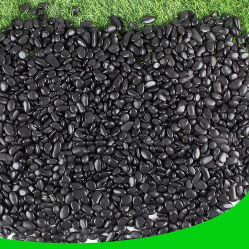 Black Aquarium Gravel 18lb Bag - Natural River Rocks - Picture 3 of 8