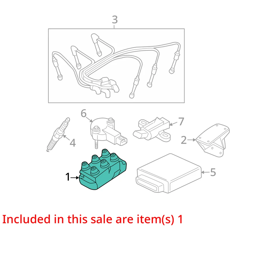 Bobina/encendedor 6-232 compatible con 89-97 THUNDERBIRD 586771 Foto 3 de 4