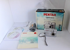 Pentax Digital Camera Optio M10 6.0MP Silver In Box Tested, working