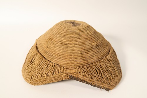 old hat fine braided jewelry Cuba Congo HK01 vintage woven hat Bakuba Congo