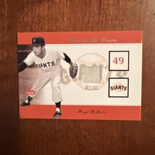 Hoyt Wilhelm 2002 Fleer Greats Through The Years Game Used Pants Relic Giants