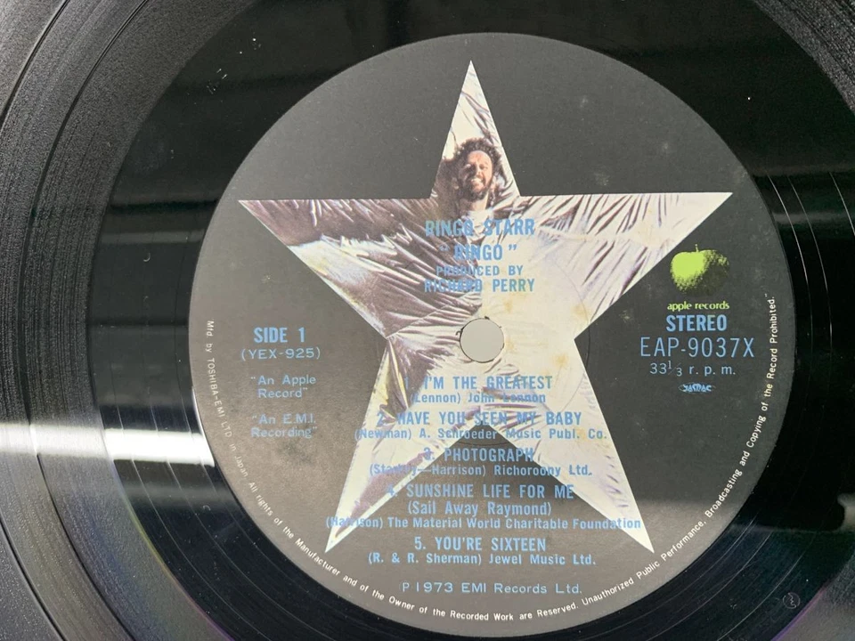 Ringo Starr Ringo Japan LP OBI [66244ER] - Image 2 of 3