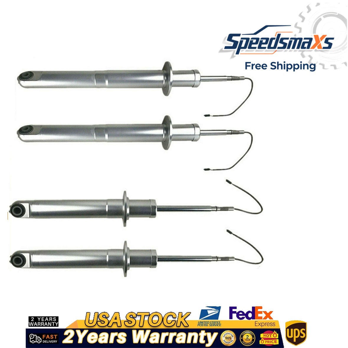 4Pcs Front Rear Shock Absorbers Fit Maserati Quattroporte M139 Skyhook 2006-2013