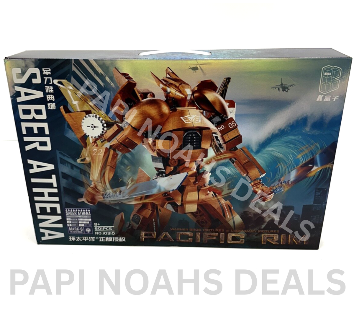 ホビーラジコン PIT GEAR CYBER DIGICON 1/52 Pacific Rim Jaeger Saber Athena Robot Mech Building Brick Block