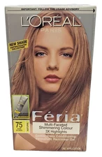 NEW L'OREAL Feria Multi-Faceted Shimmering Colour-75 Dark Blonde