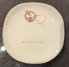 1960's Arklow Aer Lingus Irish Ironstone Tara Brooch China Plate Made In Ireland