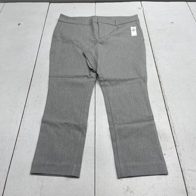 Old Navy Pants Womens 14P Gray High Rise Pixie Skinny Dress Work Office Career