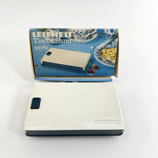 Leifheit Table Sweeper Bead | Vintage Crumb Sweeper | 3 Brushes Retro White