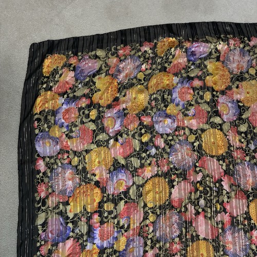 Pierre Balmain Floral Print 100% Silk Scarf Made In Italy Vintage Designer 52x52, $39.99 - Photo 5