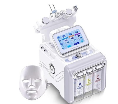 7 in 1 Facial Machine H2-O2 Small Bubble Digital Display Touch Hydrodermabrasion