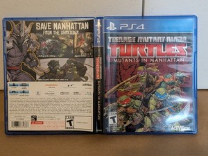 Teenage Mutant Ninja Turtles Des Mutants à Manhattan (PS4) (Rare