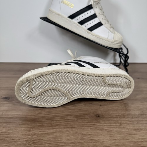 Adidas Superstar Wedge White Leather High Top UK 4 - Picture 11 of 16