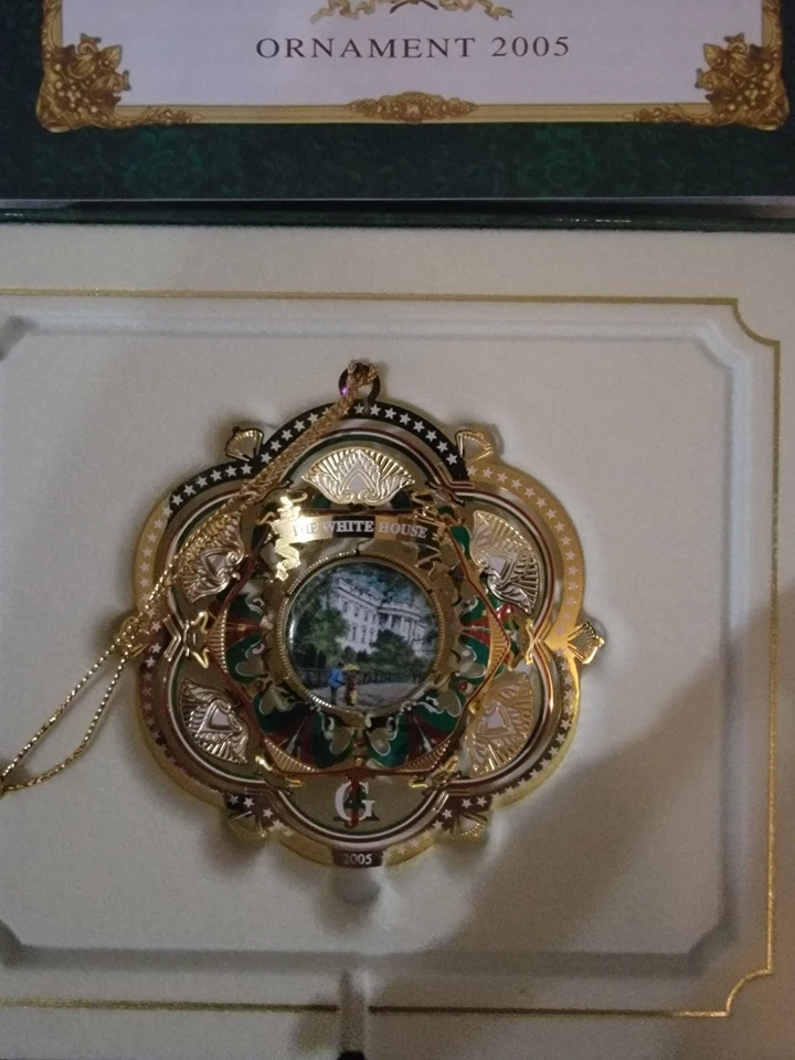 Adorno de Navidad 2005 Asociación Histórica de la Casa Blanca Foto 3 de 4