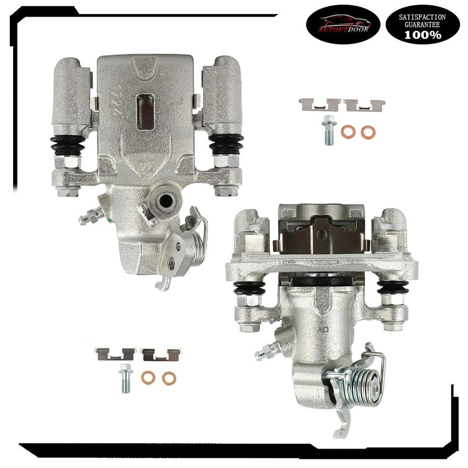 Pinzas de freno traseras izquierda derecha con juego de soportes (2) para Kia Spectra Spectra5 2005-2009 Foto 3 de 4