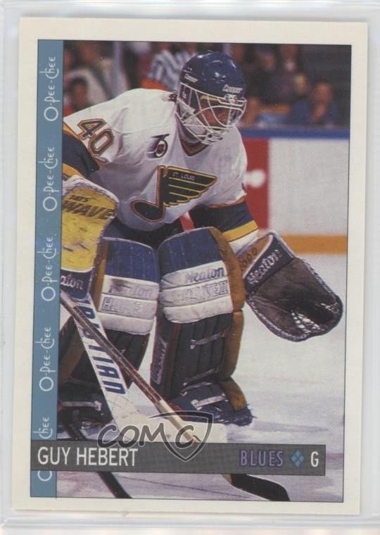 1992-93 O-Pee-Chee Guy Hebert #116 Rookie RC 06x7