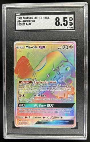 2019 Pokemon SM Unified Minds Mawile #246/236 SGC 8.5