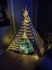 Kids Blue And White Indoor Teepee