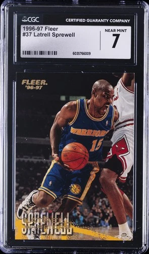 1996 Fleer Basketball Latrell Sprewell #37