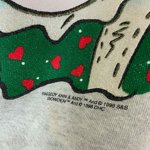 Raggedy Ann Andy Sudadera Mujer Talla XL Funky Retro Vintage Navidad Kitsch - Imagen 4 de 9