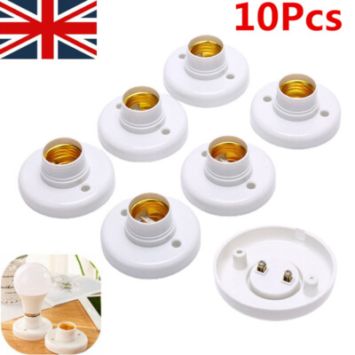E27 ES Edison Screw Cap Socket Light Bulb Holder Fitting Lights Lamp ...