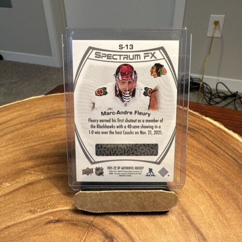 21-22 sp authentic specturm future watch marc-andre fleury #S-13 - Picture 2 of 2
