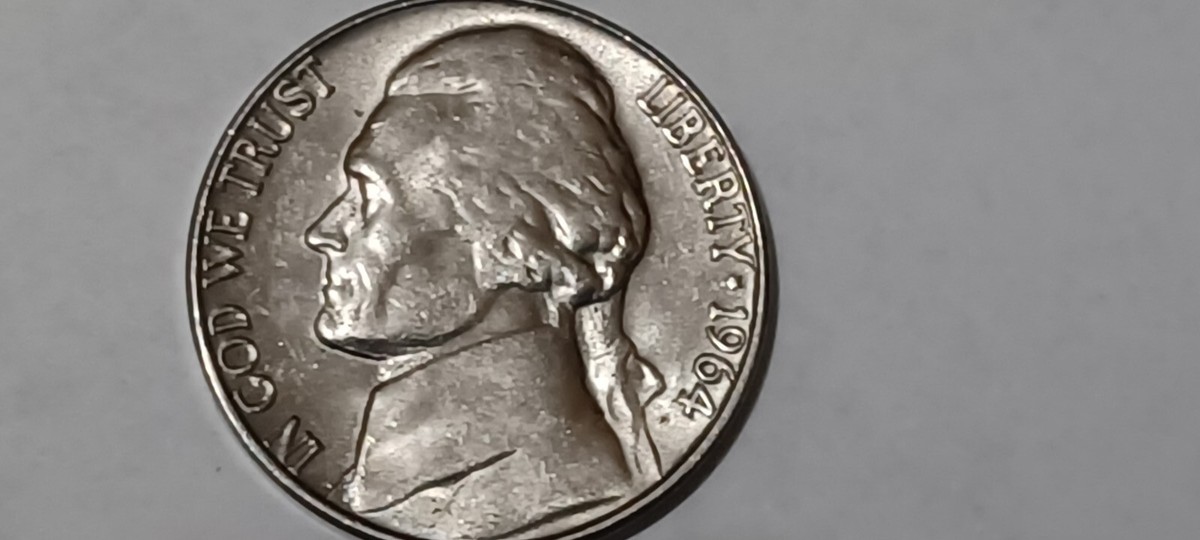 1964 Jefferson Five Cent Nickel- D Mint Mark | eBay
