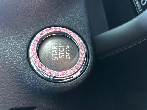 RODUX Neon Metal Valve Cap Elegant Design Racing Style with PINK Ring Emblem - Foto 5 di 11