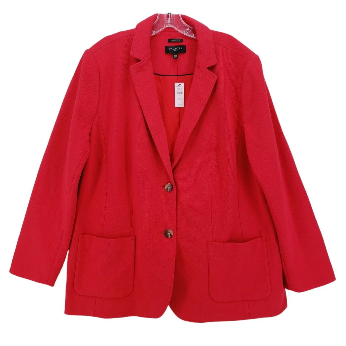 Talbots plus cheap size blazers