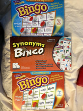 TREND Synonyms homonyms  Antonyms Bingo Games Educational Language Arts