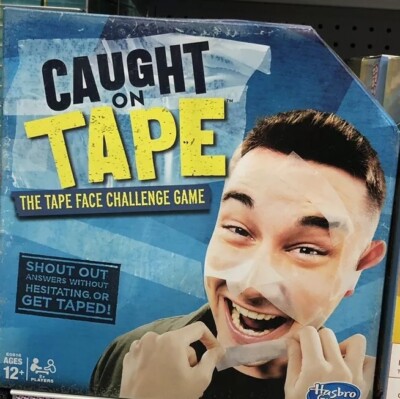 Caught On Tape The Hilarious Tape Face Challenge Party Game Ages 12+ 