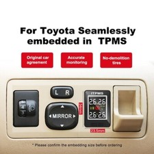 Solar Power Car Tire Pressure Monitor System Warning TPMS With 4 Sensors