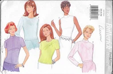 Misses Top. Size: XS-S-M. Butterick 4787. Fast & Easy Classics. Sewing Pattern.