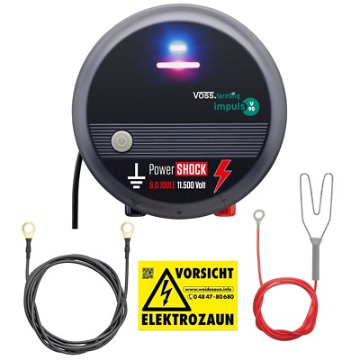 Power Weidezaungerät 230V Impuls V90 Elektrozaungerät Pferdezaun Paddock
