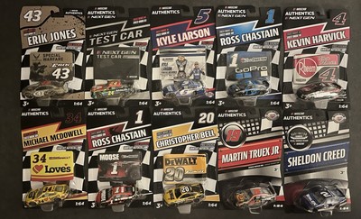 NASCAR Authentics Diecast Lot 