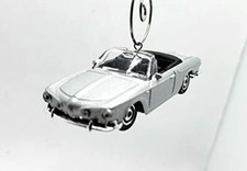 Christmas Ornament for Volkswagen Type 34 Karmann GHIA Silver