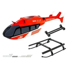 Microheli Airbrush Fiberglass EC145 Scale - GOOSKY S2