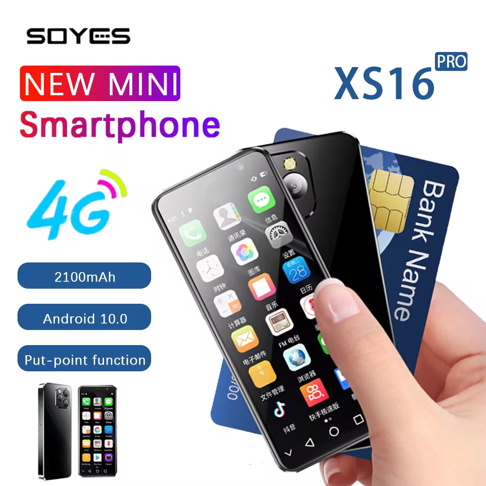SOYES XS16 Pro Mini Smartphone 4inch Octa-Core 4GB RAM+128GB ROM  