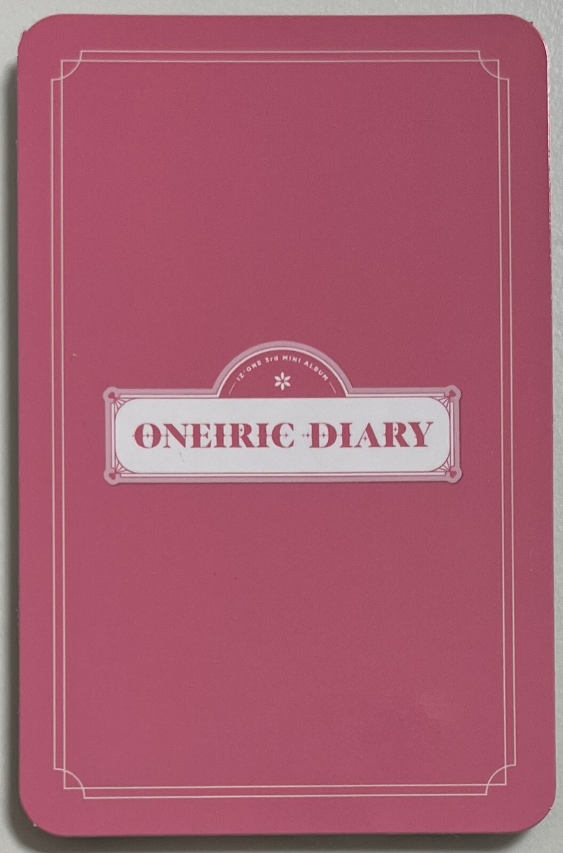 JANG WONYOUNG IZONE Oneiric Diary 3rd Mini Album Official